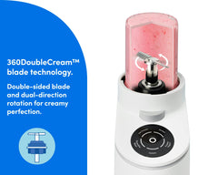 nutribullet Chill Ice Cream Maker with dual-direction blade for smooth and consistent texture