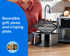 Using the nutribullet CrispLite™ Vision Air Fryer reversible plate