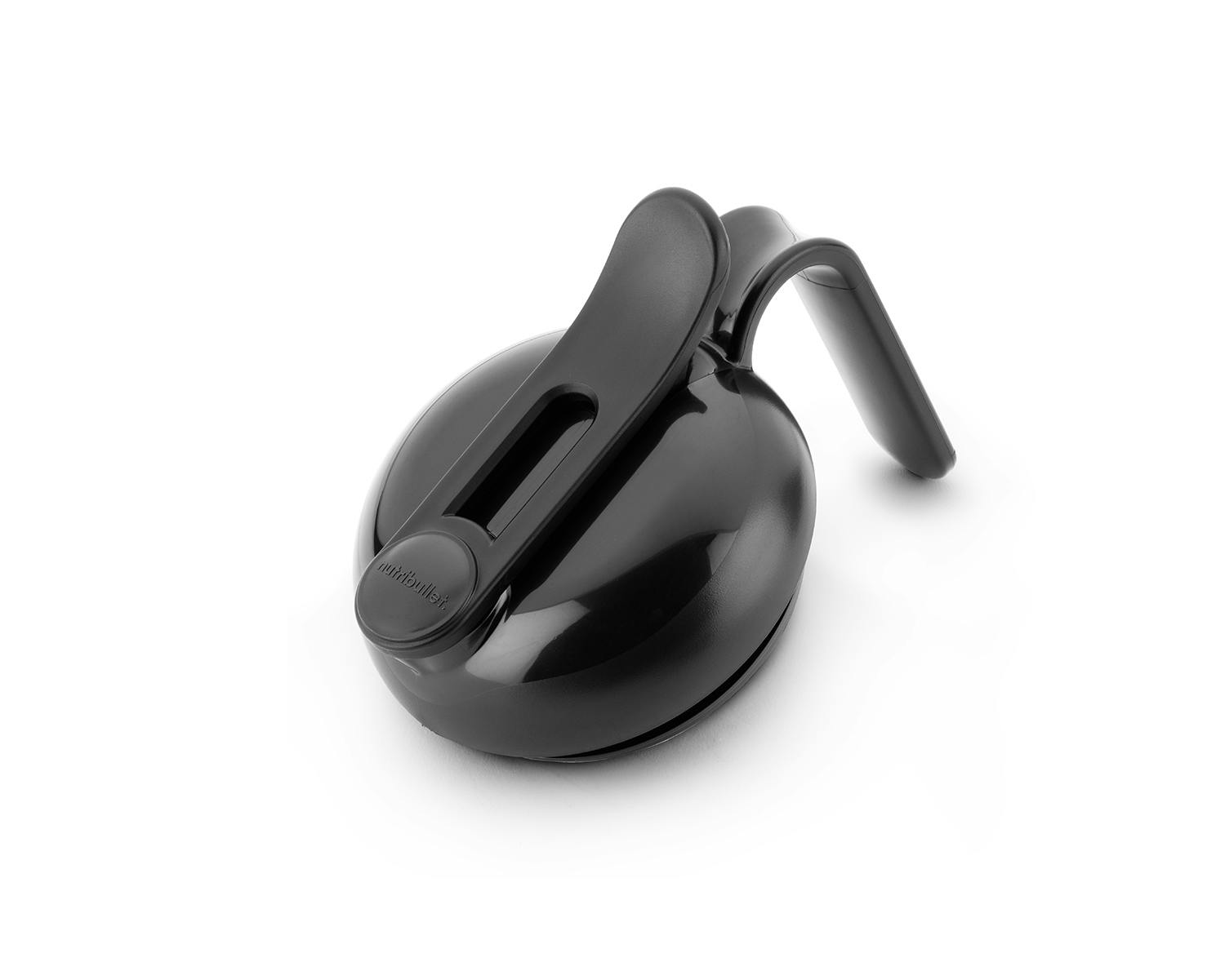 Close-up image of the nutribullet Turbo Pour Lid accessory in white background.