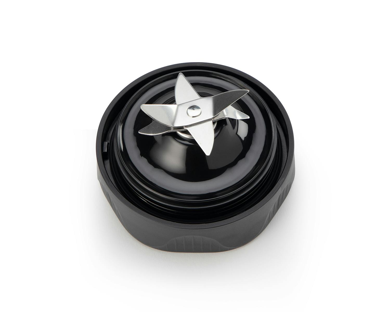 A high-performance stainless steel extractor blade with a black base, designed for nutribullet SmartSense blenders to blend and puree ingredients efficiently.