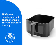 nutribullet CrispLite™ Vision Air Fryer nonstick ceramic basket