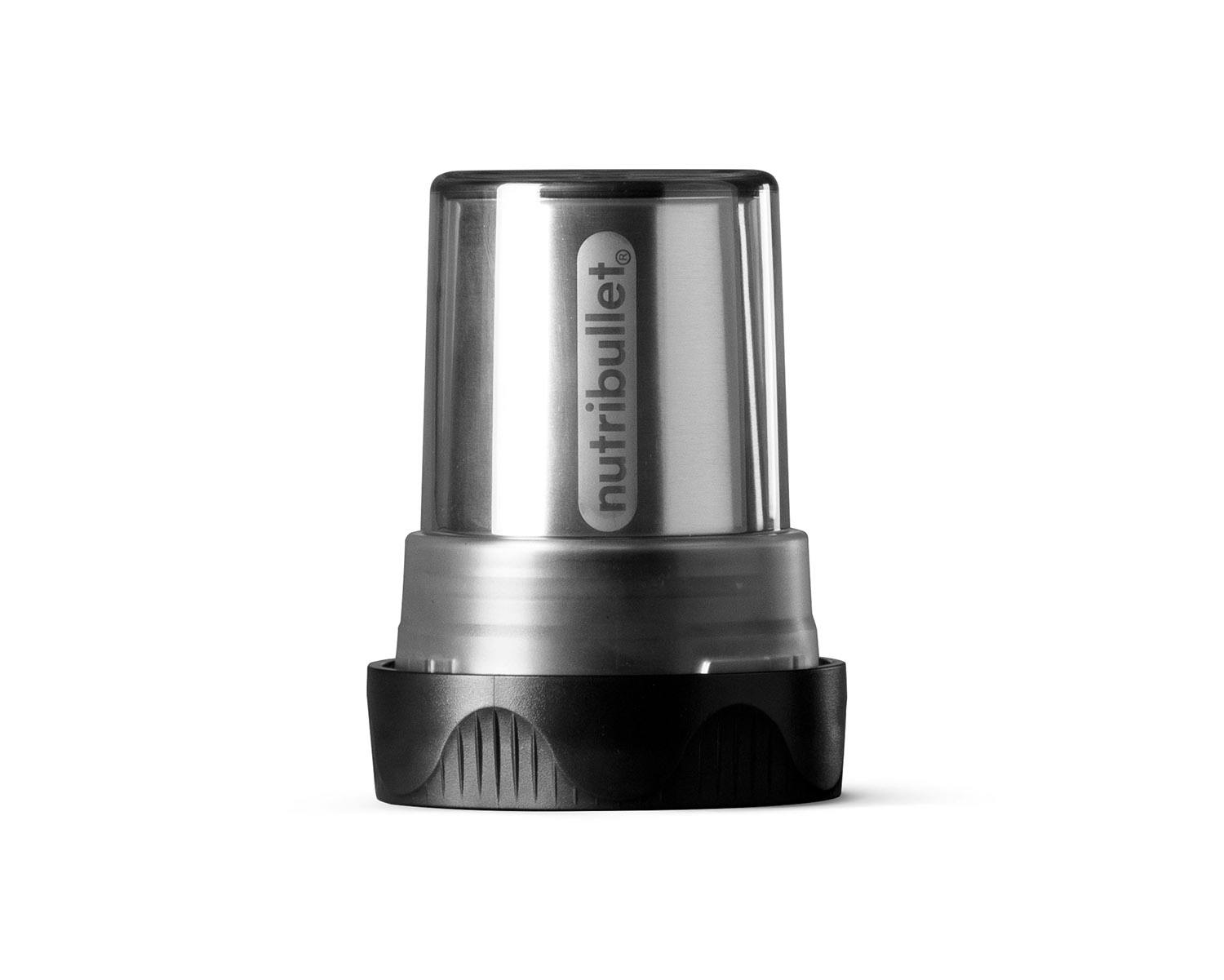 Compact grinder with a black base.