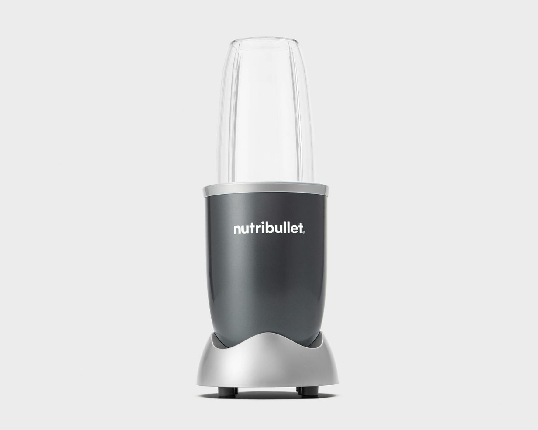 NutriBullet original on grey background.